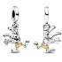Charme Sterling Silber 925 Disney 100. jahrestag Oswald das Kaninchen, Armband-Anhänger