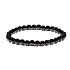 Turmalin / Skoryl Armband elastischer Naturstein, Kugel 6 mm / 16 - 17 cm, Hüterin der guten Laune