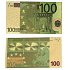 Talisman Gold Kunststoff-Banknote 100 EUR