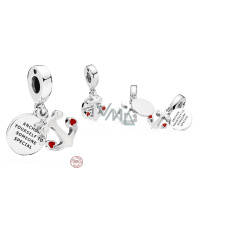 Sterling Silber 925 Anker der Liebe 2in1, Liebesarmband-Anhänger Sterling Silber 925 Anker der Liebe 2in1, Liebesarmband-Anhänger