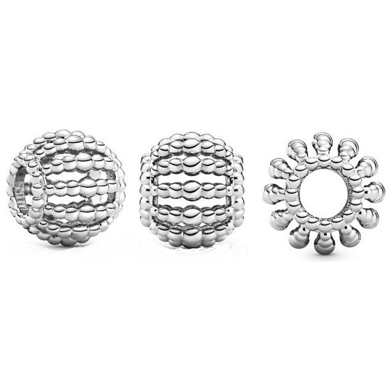 Charme Sterling Silber 925 Perlenstränge, Perle auf Armband Symbol