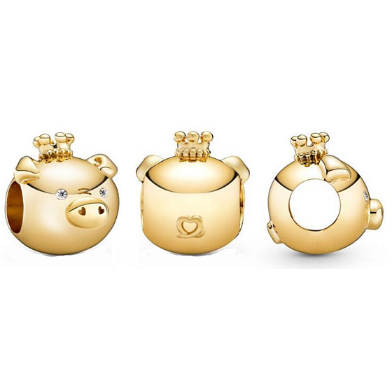 Charm Sterling Silber 925 Schwein ist das zwölfte Tier im 12-Jahres-Zyklus des chinesischen Tierkreiszeichens, Perle für Armband