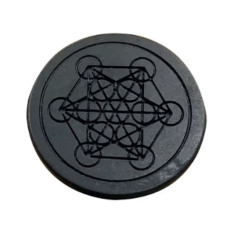 Achat rosa Scheibe, Naturstein 1 Stück