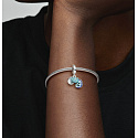 Charms Sterling Silber 925 Thermo - Chamäleon, das die Farben wechselt, 2in1 Tierarmband Anhänger