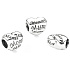 Sterling Silber 925 Herz Mama - Symbol der Mutterschaft und Familie Liebe, Perle für Armband Familie