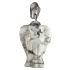 Magnesit / Howlit weiß Engel Schutzengel Anhänger Naturstein 1,7 cm 1 Stück, Reinigungsstein