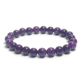 Sugilit Armband elastisch Naturstein, Kugel 8 mm / 16 - 17 cm, Liebesstein Sugilit Armband elastisch Naturstein, Kugel 8 mm / 16 - 17 cm, Liebesstein