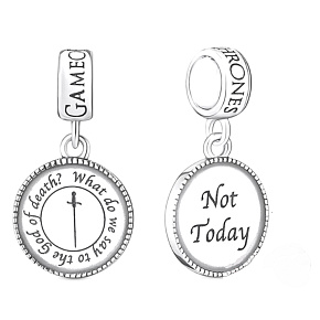 Charme Sterling Silber 925 Game of Thrones Arya Stark, Armband Anhänger, Film