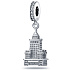 Sterling Silber 925 USA - Empire State Building, Reise-Armband-Anhänger