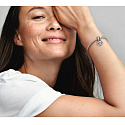 Charm Sterlingsilber 925 Verbundene Schwesternherzen, 2-in-1 teilbarer Anhänger für Armband Familie
