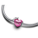 Charme Sterling Silber 925 Graduierung Rosa Graduierung Herz 2024, Graduierung Armband Bead