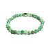 Chrysopras Facettenarmband elastischer Naturstein, Kugel 5 mm / 16-17 cm, Stein der Harmonie der Familienbeziehungen