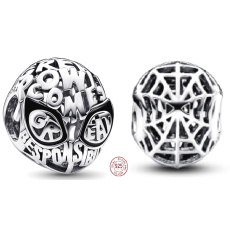 Charme Sterling Silber 925 Marvel Spiderman Maske, Perle auf Armband Film Charme Sterling Silber 925 Marvel Spiderman Maske, Perle auf Armband Film