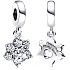Charms Sterling Silber 925 Sparkly Pfote, Haustier Armband Anhänger