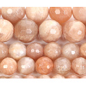 Sunstone Facette, Armband elastisch Naturstein, Perle 8 mm / 16-17 cm, verbirgt die Kraft der Sonne und Feuer