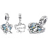 Sterling Silber 925 Disney Winnie the Pooh, Känguru + Känguru Mama, Familienarmband Anhänger