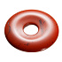Jaspis rot Donut Naturstein 30 mm, Vollpflege Stein