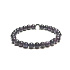 Lepidolith dunkelviolett Armband elastisch Naturstein, Kugel 6 mm / 16 - 17 cm, Amulett der Sportler
