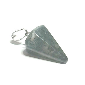 Kristall mit Aktinolith Pendel Naturstein 2,2 cm, Stein der Steine
