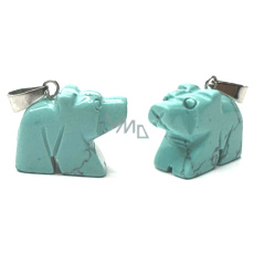 Tyrkenit Bär Anhänger Naturstein, handgeschliffene Figur 1,8 x 2,5 x 8 mm, Stein der jungen Menschen, die ein Lebensziel suchen Tyrkenit Bär Anhänger Naturstein, handgeschliffene Figur 1,8 x 2,5 x 8 mm, Stein der jungen Menschen, die ein Lebensziel suchen