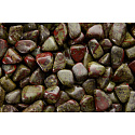 Epidot, getrommelter Naturstein 100 - 160 g, 1 Stück, Herzheilstein