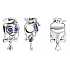Charm Sterling Silber 925 Graduation - Wise Owl, Graduate Bead am Graduierungsarmband