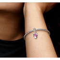 Charme Sterling Silber 925 Rose Baum des Lebens, ein Herz, ein Ursprung, Familie Armband Anhänger