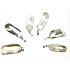 Crystal Tumbler Anhänger Naturstein, 2,2-3 cm, 1 Stück, AAA Qualität, Natursteine