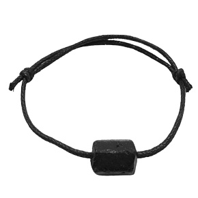 Turmalin-Armband Naturstein-Anhänger, ca. 15 - 22 mm, Hüter der guten Laune