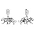 Charms Sterling Silber 925 Panther, Tierarmband Anhänger