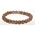 Auralit 23 natur Armband elastischer Naturstein, Kugel 6 - 7 mm / 16 - 17 cm, einer der kraftvollsten Steine auf der Paneta