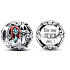 Charms Sterling Silber 925 Tim Burton - The Nightmare Before Christmas, Perle für Weihnachtsarmband