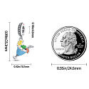 Charm Sterlingsilber 925 Mischgetränk - Sommer im Glas, Anhänger für Armband Essen und Trinken