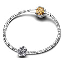 Charm Sterling Silber 925 Game of Thrones Glittering Dragon Egg, Armband Perle, Film