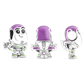 Charme Sterling Silber 925 Disney Pixar Buzz Lightyear, Perle auf Armband Film