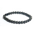 Pyrit-Armband elastischer Naturstein, Kugel 6 mm / 16-17 cm, Meister des Selbstbewusstseins und des Überflusses