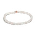 Rose Facettenarmband elastisch Naturstein, Kugel 4 mm / 16 - 17 cm, Liebesstein