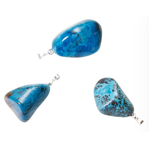 Shattuckit Troml-Anhänger Naturstein, 2,2 - 3 cm, 1 Stück, Geiststein