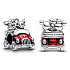 Charm Sterling Silber 925 Disney Mickey & Minnie ma Reise, Perle auf Reise-Armband