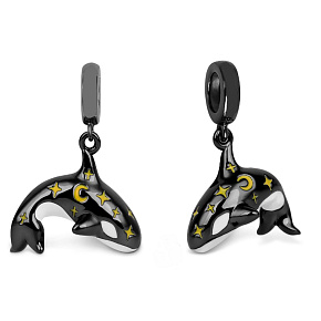 Charms Sterling Silber 925 Star Killerwal, Tierarmband Anhänger