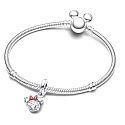 Charm Disney Minnie silueta, přívěsek na náramek film