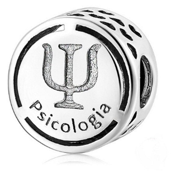 Charme Sterling Silber 925 Psychologie, Perle auf Armband Job