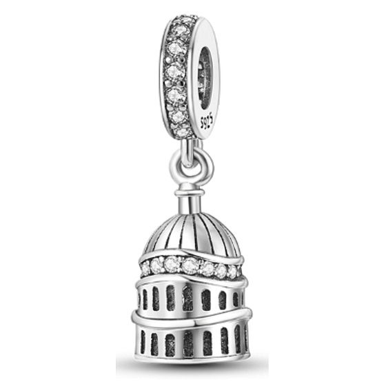 Sterling Silber 925 London St. Pavla, Reise-Armband-Anhänger