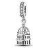 Sterling Silber 925 London St. Pavla, Reise-Armband-Anhänger