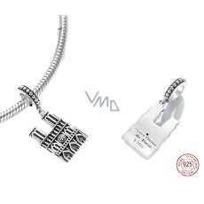 Sterling Silber 925 Paris Notre Dame, Reise-Armband-Anhänger Sterling Silber 925 Paris Notre Dame, Reise-Armband-Anhänger