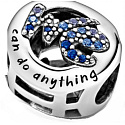 Charme Sterling Silber 925 Die Macht ist in mir, Perle auf Armband Symbol