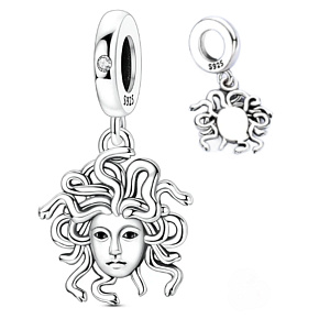 Charm Medúza | Síla, ochrana a ženská moc, přívěsek na náramek symbol
