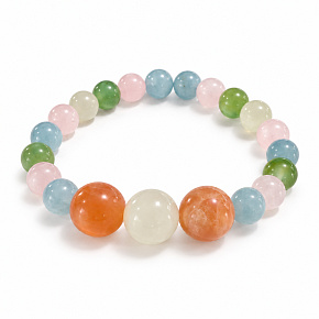 Armband mit Geschichte – Ich liebe dich, Tochter, natürliche Mineralien, Kugel 8 mm / Handgelenk 14–15 cm Armband mit Geschichte – Ich liebe dich, Tochter, natürliche Mineralien, Kugel 8 mm / Handgelenk 14–15 cm