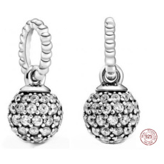 Charme Sterling Silber 925 Pfau Kugel, Anhänger am Armband Symbol