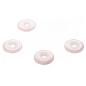 Rosenquarz Donut Naturstein 30 mm, Stein der Liebe